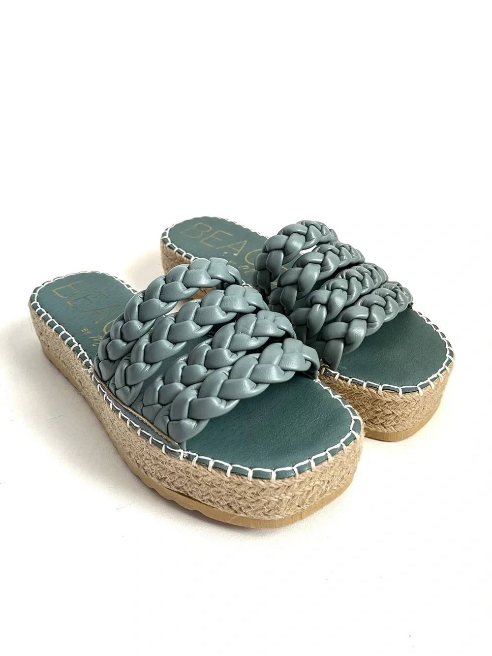 BEACH BY MATISSE Pacific Braided Espadrilles Platform Sandals Size 8.5